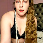 First pic of Lana Del Lust in Black Thong And Pearls - Prime Curves