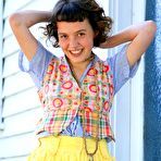 First pic of Adorable young lovely Mira undressing and teasing outside - Abby Winters Hairy