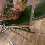First pic of Dom-Team | Blonde Teen restrained on medical chair - getting finger fucked and clit teased with vibrator until she shivers and screames in panic and pleasure