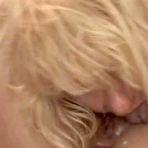 Third pic of Hugos Sex-Club | Claudias Fotze ist vollgespritzt, ihre Freundin saugt das Sperma aus dem hei&szlig;en Loch -  Claudia's cunt is filled with cum, her girlfriend sucks the cum out