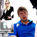 Fourth pic of Horny student is Anal fucking with his hot blonde dominating MILF teacher Gwen Cortez - Mature.nl