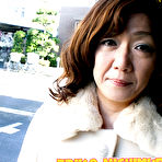 Fourth pic of Japanese cougar Eriko Nishimura gets fucked in her hairy pussy by her neighbour - Mature.nl