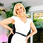 First pic of Big breasted Katie Welsh is a hot curvy British granny who loves fooling around with her feet - Mature.nl