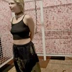 First pic of Dom-Team | Young and bratty teen Emily stripped naked - tied up and punished in the cage