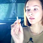 Second pic of Russian Smokers | Smoking two reds with only nose exhales