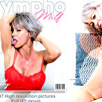 Fourth pic of Masturbating Czech Nympho MILF Letty gets her shaved pierced wet with her dildo - Mature.nl