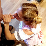 Fourth pic of Crissy giving blowjob