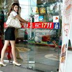 First pic of Asian hooker in school uniform undressing and showing her love holes