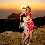 First pic of When on holiday with her stepmom this hot babe finds out what sex on the beach is like - Mature.nl