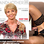 Fourth pic of Naughty granny having time to play with herself - Mature.nl