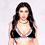 Third pic of Valentina Nappi Exotic Lingerie Model in a Bed of Roses