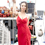 First pic of Eve Sweet Takes off her Red Dress on a Boat