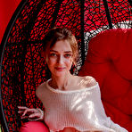 First pic of Busty Heather in a Cocoon Chair