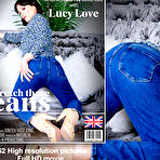 Fourth pic of Hot British MILF Lucy Love with her small tits with large nipples masturbates at home - Mature.nl