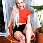 First pic of Tattooed Blonde Sage Rabbit Nude for ATK Galleria | Hometown Nudes
