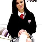 First pic of L&eacute;a Guerlin - College Uniform | BabeSource.com