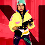 First pic of Avery Black Valorant Killjoy VR Cosplay X - Cherry Nudes