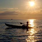 First pic of Korica Naked in a Kayak