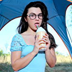 First pic of Hayli Sanders in Metart set Back Country  . Hayli Sanders 