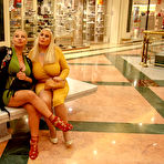 First pic of Sexy big tits mature lesbians in the shopping mall. - Mature.nl