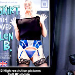 Fourth pic of Blonde Ellen B. is a British Cougar that loves to play with her shaved pussy - Mature.nl