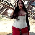 Third pic of Fetish Lady Angelina | Red White Video 1