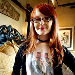 Third pic of Nerdy redheaded teen Krystal Orchid gets penetrated by a large cock after - PornPics.com