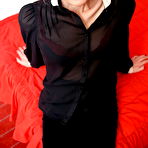 Fourth pic of Skinny Old Pin-up Slut Fingers Her Cunt For Us &ndash; UK Wives Pics