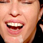 Fourth pic of Busty wife Janey in tight corset sucks dick &ndash; UK Wives Pics