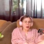 First pic of Watching Porn. the Lusty Gameress Decided to Satisfy Her Sweet Pussy with Fingering by Bladd models | Faphouse
