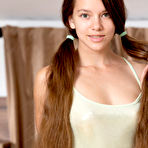 First pic of Flamy Nika Strips Bare Naked on a Bicycle Table