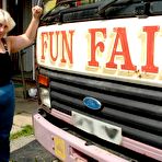 First pic of Fat Wife Strips In Lorry &ndash; UK Wives Pics