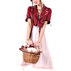 First pic of Sonya Blaze in Sexy Flower Peddler at IStripper - Cherry Nudes