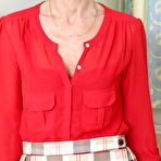 First pic of Skinny GILF With A Tramp Stamp In Red Lingerie &ndash; UK Wives Pics