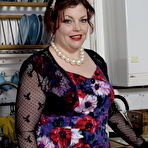 First pic of Elegant BBW Mature Strips In The Kitchen &ndash; UK Wives Pics