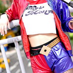 Second pic of Li Zhiyan Gets Fucked At The Halloween Sex Party Dressed As Harley Quinn | AV Jiali