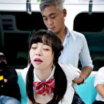 Second pic of Yuli Gets Fucked By An Invisible Man On The Train | AV Jiali