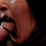 Second pic of Dirty Angelina | leather devil with gloves &ndash; blowjob & handjob &ndash; cum on my tits