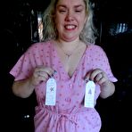 Fourth pic of Little chubby wifey gets naked apart from her thigh high boots and plays with her meat pussy &ndash; UK Wives Pics