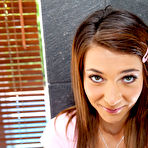 Third pic of Gorgeous petite teen Alexis Brill teases with her sweet ass -  - Spank It Now!