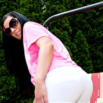 First pic of Hot brunette babae Athina showing off her hot ass and pussy -  - Spank It Now!