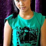 First pic of Young and shy Asian amateur girl posing nude and spreading her pussy lips