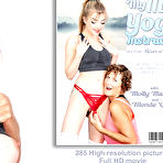 Fourth pic of Molly Maracas is a horny MILF yoga teacher that has lesbian sex with her teeny student Blonde Gabie - Mature.nl