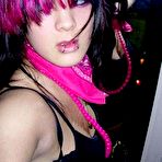 Third pic of Alternative babe shows off her pierced lips