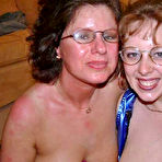 Fourth pic of Two old greedy girls lie on the floor and get bukkaked at a UK party &ndash; Bare Milfs