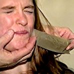 Fourth pic of tied-and-gagged.com | 25 Yr OLD NEWS PAPER REPORTER MOUTH STUFFED, HANDGAGGED, WRAP TAPE GAGGED, PROTESTING, BAREFOOT, HANDS, FEET & TOES TIED WITH BLACK PLASTIC ZIP TIES (D74-17)
