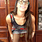 First pic of Madison Wilde drops to her knees for a sloppy blowjob