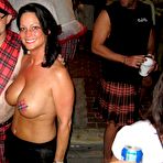 Second pic of FlashingMILF.com - Real life MILFs flashing tits and pussy in public