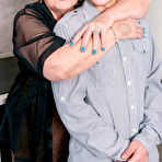 First pic of curvy 72 year old granny Noretta seduces her grandson's best friend to fuck her hard on the couch - Mature.nl