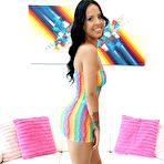 First pic of Elisa Santos gets her first double penetration with a messy creampie ending